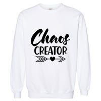 Funny Chaos Creator Garment-Dyed Sweatshirt
