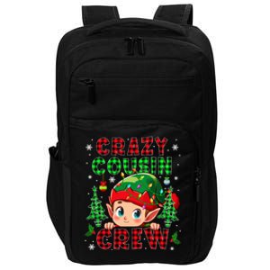 Funny Cousin Crew Christmas Elf Xmas Trees Funny Family Meaningful Gift Impact Tech Backpack