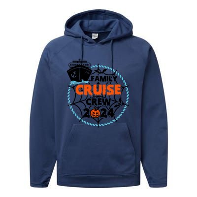 Family Cruise Crew 2024 Matching Team Halloween Spooky Performance Fleece Hoodie