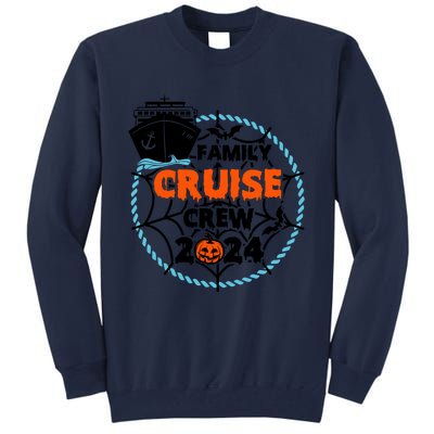 Family Cruise Crew 2024 Matching Team Halloween Spooky Tall Sweatshirt