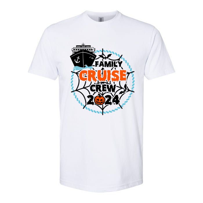 Family Cruise Crew 2024 Matching Team Halloween Spooky Softstyle CVC T-Shirt