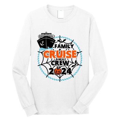 Family Cruise Crew 2024 Matching Team Halloween Spooky Long Sleeve Shirt