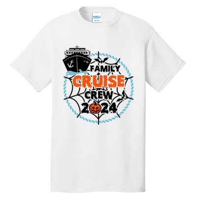 Family Cruise Crew 2024 Matching Team Halloween Spooky Tall T-Shirt