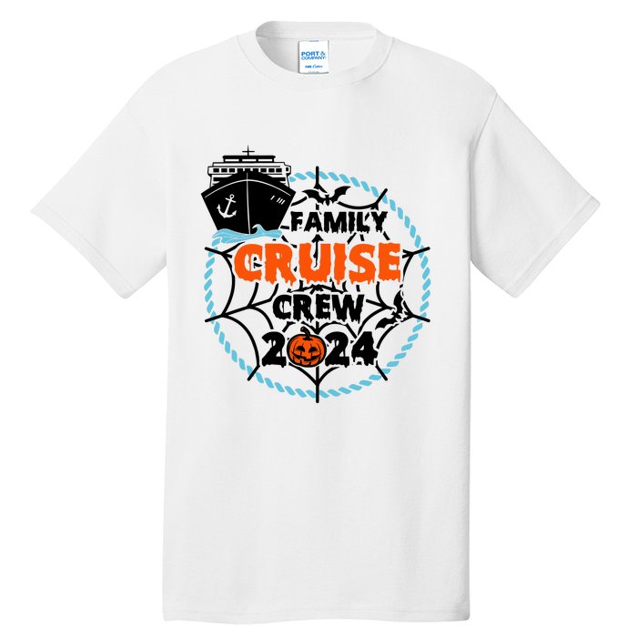 Family Cruise Crew 2024 Matching Team Halloween Spooky Tall T-Shirt