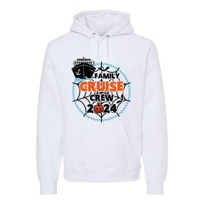 Family Cruise Crew 2024 Matching Team Halloween Spooky Premium Hoodie