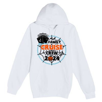 Family Cruise Crew 2024 Matching Team Halloween Spooky Premium Pullover Hoodie