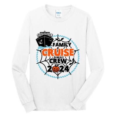 Family Cruise Crew 2024 Matching Team Halloween Spooky Tall Long Sleeve T-Shirt