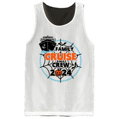 Family Cruise Crew 2024 Matching Team Halloween Spooky Mesh Reversible Basketball Jersey Tank