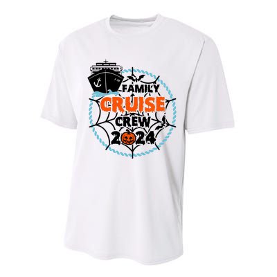 Family Cruise Crew 2024 Matching Team Halloween Spooky Performance Sprint T-Shirt