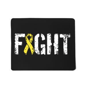 Fight Childhood Cancer Military Style Awareness Ribbon Mousepad