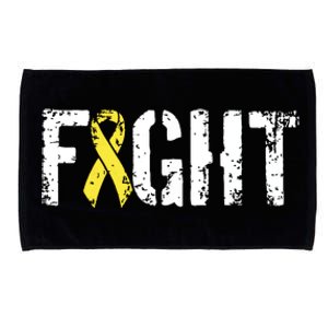 Fight Childhood Cancer Military Style Awareness Ribbon Microfiber Hand Towel