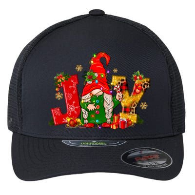 Funny Cute Christmas Lights Santa Gnomes Coffee Love Xmas Gift Flexfit Unipanel Trucker Cap