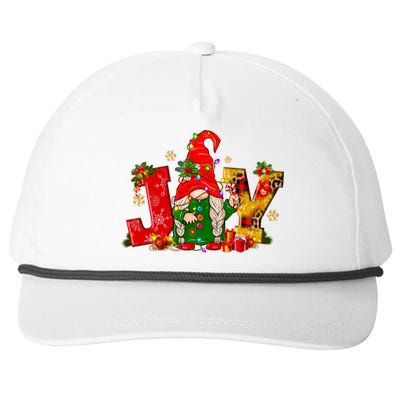 Funny Cute Christmas Lights Santa Gnomes Coffee Love Xmas Gift Snapback Five-Panel Rope Hat