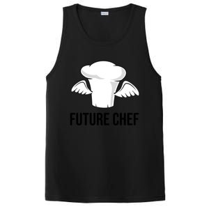 Future Chef Cook Chefs Hat Flying Souschef Cool Gift PosiCharge Competitor Tank