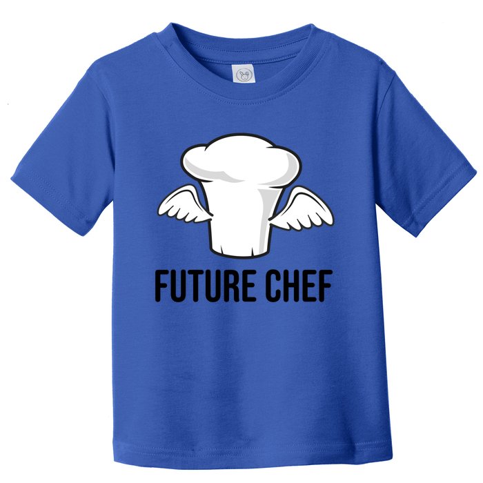 Future Chef Cook Chefs Hat Flying Souschef Cool Gift Toddler T-Shirt