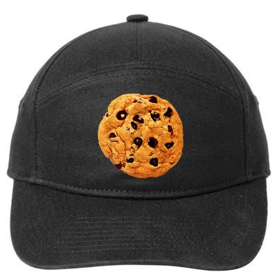 Funny Chocolate Chip Cookie Costume Gift Last Minute Lazy Party Gift 7-Panel Snapback Hat