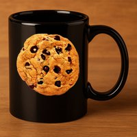 Funny Chocolate Chip Cookie Costume Gift Last Minute Lazy Party Gift 11oz C Handle Ceramic Mug