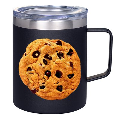 Funny Chocolate Chip Cookie Costume Gift Last Minute Lazy Party Gift 12oz Stainless Steel Coffee Mug