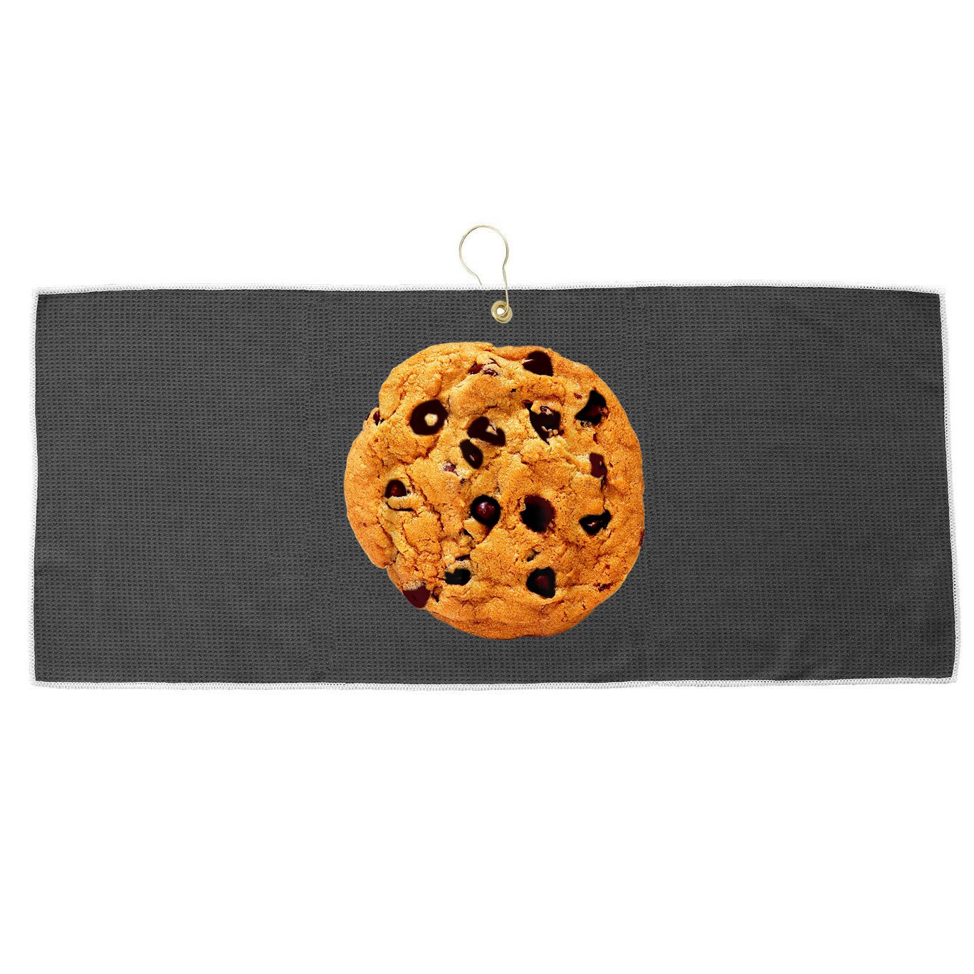 Funny Chocolate Chip Cookie Costume Gift Last Minute Lazy Party Gift Large Microfiber Waffle Golf Towel