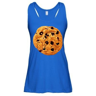 Funny Chocolate Chip Cookie Costume Gift Last Minute Lazy Party Gift Ladies Essential Flowy Tank