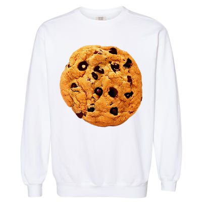 Funny Chocolate Chip Cookie Costume Gift Last Minute Lazy Party Gift Garment-Dyed Sweatshirt