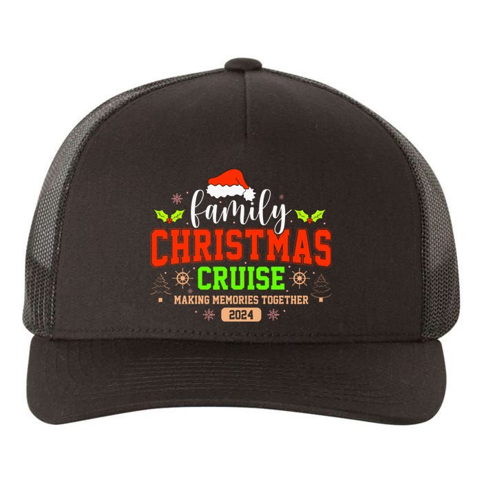 Family Christmas Cruise 2024 Matching Couple Yupoong Adult 5-Panel Trucker Hat