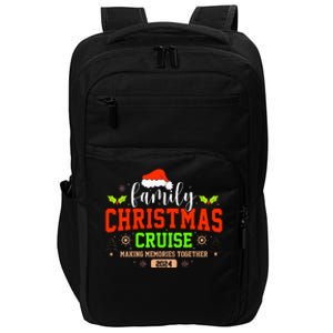 Family Christmas Cruise 2024 Matching Couple Impact Tech Backpack