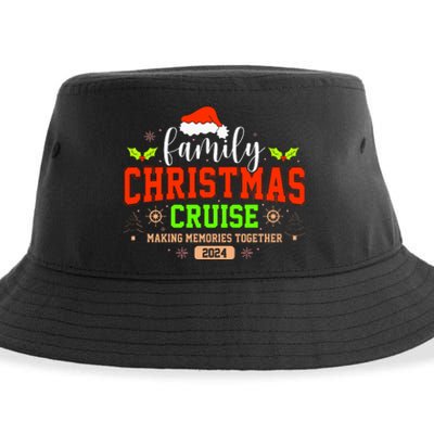 Family Christmas Cruise 2024 Matching Couple Sustainable Bucket Hat