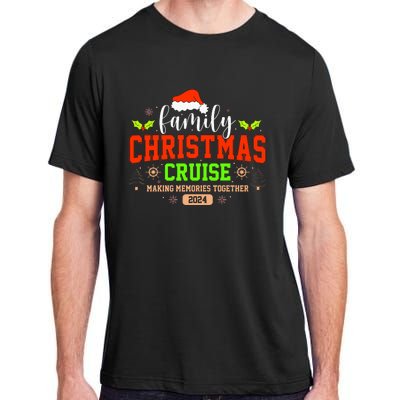 Family Christmas Cruise 2024 Matching Couple Adult ChromaSoft Performance T-Shirt