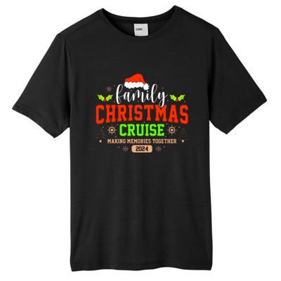 Family Christmas Cruise 2024 Matching Couple Tall Fusion ChromaSoft Performance T-Shirt