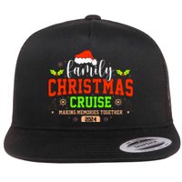 Family Christmas Cruise 2024 Matching Couple Flat Bill Trucker Hat