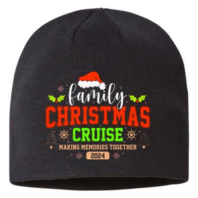 Family Christmas Cruise 2024 Matching Couple Sustainable Beanie