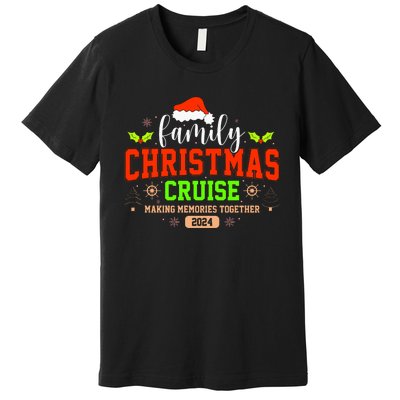 Family Christmas Cruise 2024 Matching Couple Premium T-Shirt