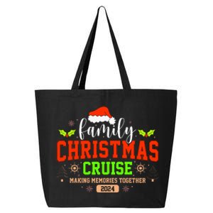 Family Christmas Cruise 2024 Matching Couple 25L Jumbo Tote