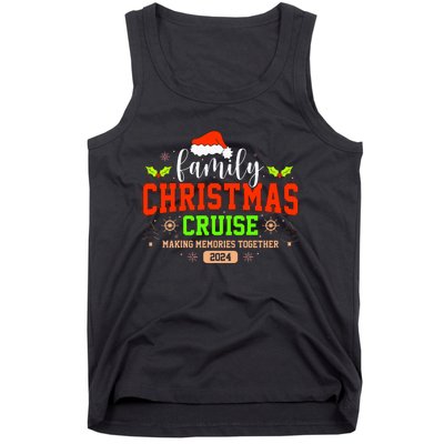 Family Christmas Cruise 2024 Matching Couple Tank Top