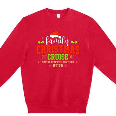 Family Christmas Cruise 2024 Matching Couple Premium Crewneck Sweatshirt