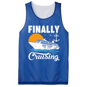 Finally Cruising Cruise Ship Lover Cruising Gift Mesh Reversible Basketball Jersey Tank