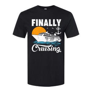 Finally Cruising Cruise Ship Lover Cruising Gift Softstyle CVC T-Shirt