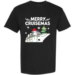 Family Cruise Cute Gift Merry Cruisemas Christmas Vacation Cool Gift Garment-Dyed Heavyweight T-Shirt