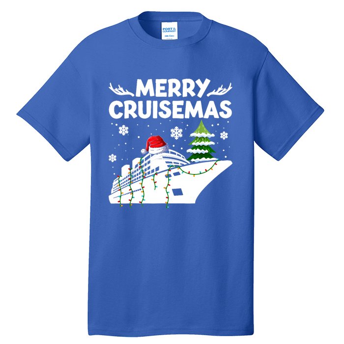 Family Cruise Cute Gift Merry Cruisemas Christmas Vacation Cool Gift Tall T-Shirt