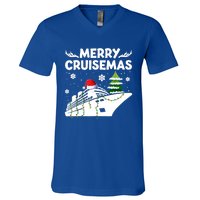 Family Cruise Cute Gift Merry Cruisemas Christmas Vacation Cool Gift V-Neck T-Shirt