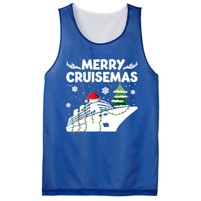 Family Cruise Cute Gift Merry Cruisemas Christmas Vacation Cool Gift Mesh Reversible Basketball Jersey Tank