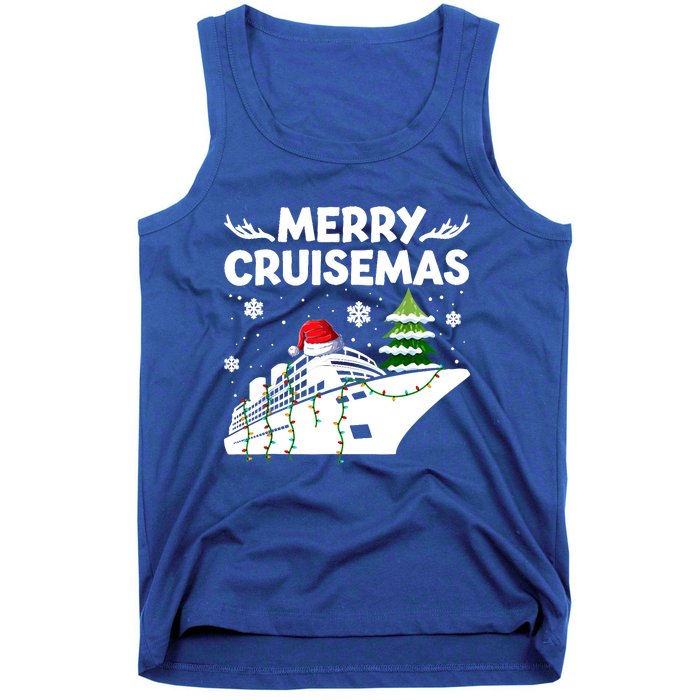 Family Cruise Cute Gift Merry Cruisemas Christmas Vacation Cool Gift Tank Top