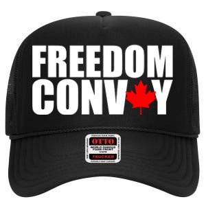 Freedom Conboy Canadian Leaf High Crown Mesh Back Trucker Hat