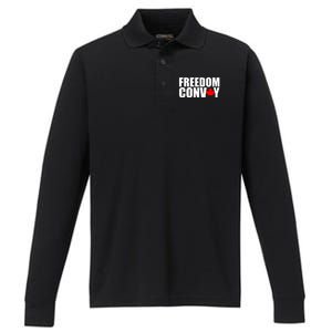 Freedom Conboy Canadian Leaf Performance Long Sleeve Polo