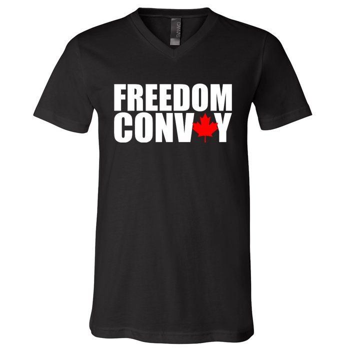 Freedom Conboy Canadian Leaf V-Neck T-Shirt