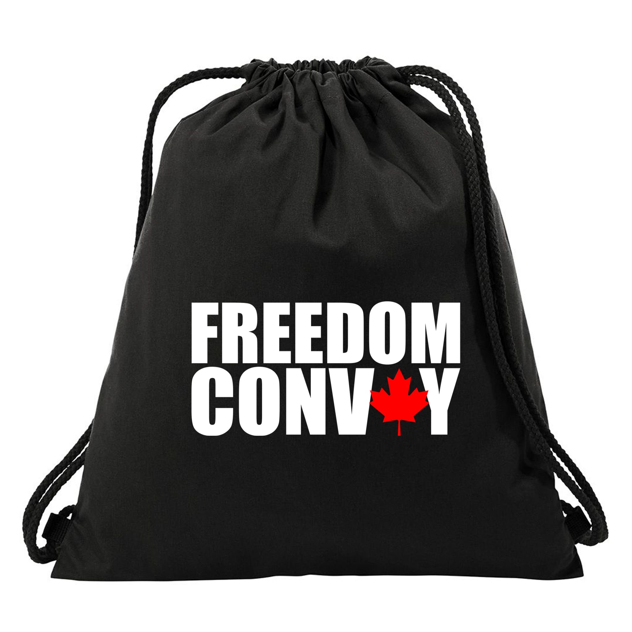 Freedom Conboy Canadian Leaf Drawstring Bag
