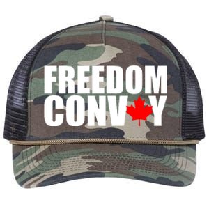 Freedom Conboy Canadian Leaf Retro Rope Trucker Hat Cap