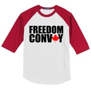 Freedom Conboy Canadian Leaf Kids Colorblock Raglan Jersey