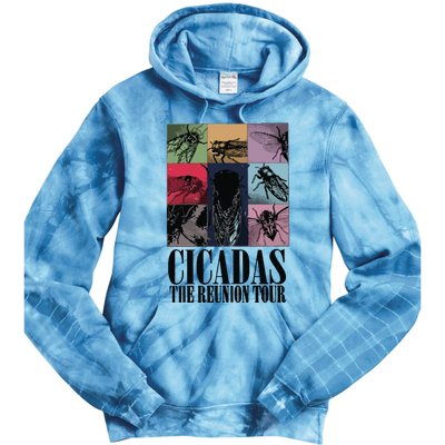 Funny Cicada Concert Eras Reunion 2024 Reunion Cicada Tie Dye Hoodie